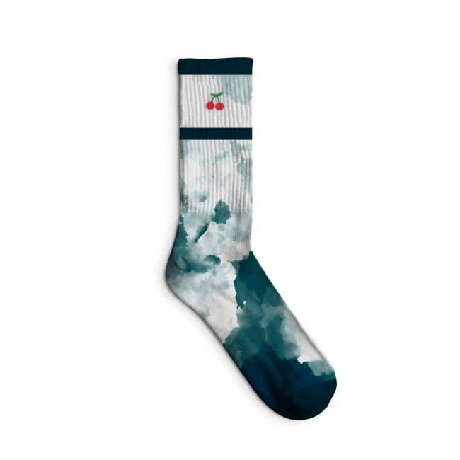 Promotional Tie dyed Premium Sports Crew Socks Socks