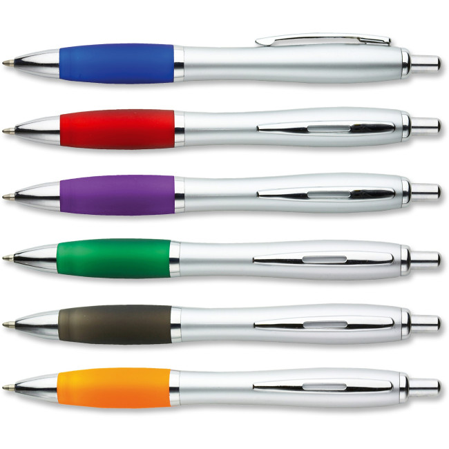 Promotional Image Silver Plastic Ballpen