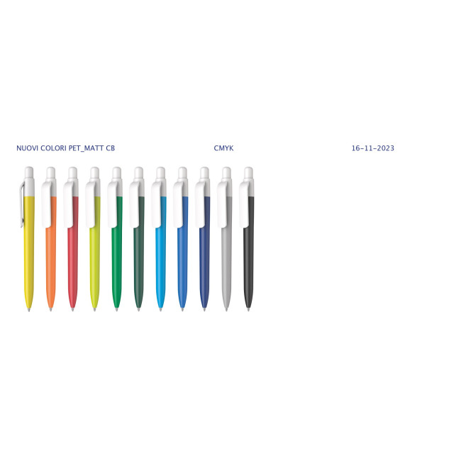 Promotional Kind rPet White Clip Pen