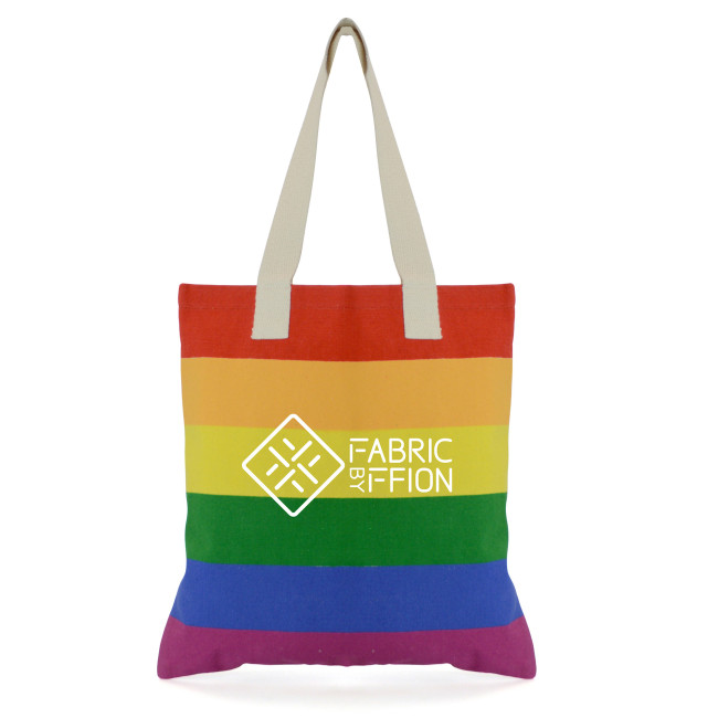 Promotional Hegarty Rainbow Canvas Shopper