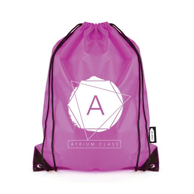 Promotional RPET Pegasus Drawstring Bag - Image 3