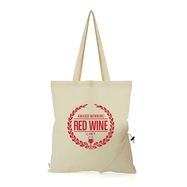 Promotional Eccleston Organic Cotton Foldable Shopper