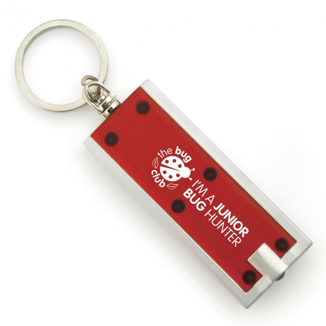 Promotional Dhaka LED Torch Keyring - Image 1