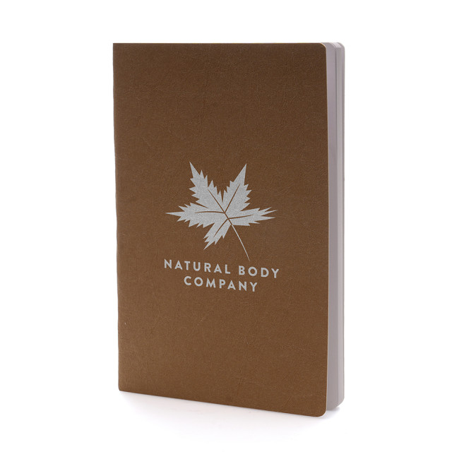 Promotional A5 Washed Recycled Notebook - Image 1