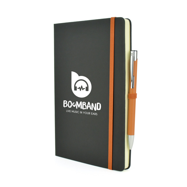 Promotional A5 Mole Mate Black Notebook - Image 10