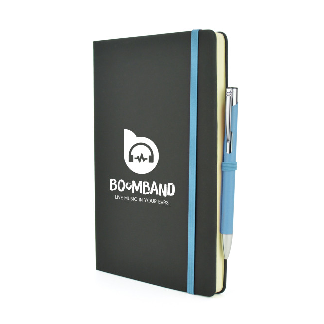 Promotional A5 Mole Mate Black Notebook - Image 9