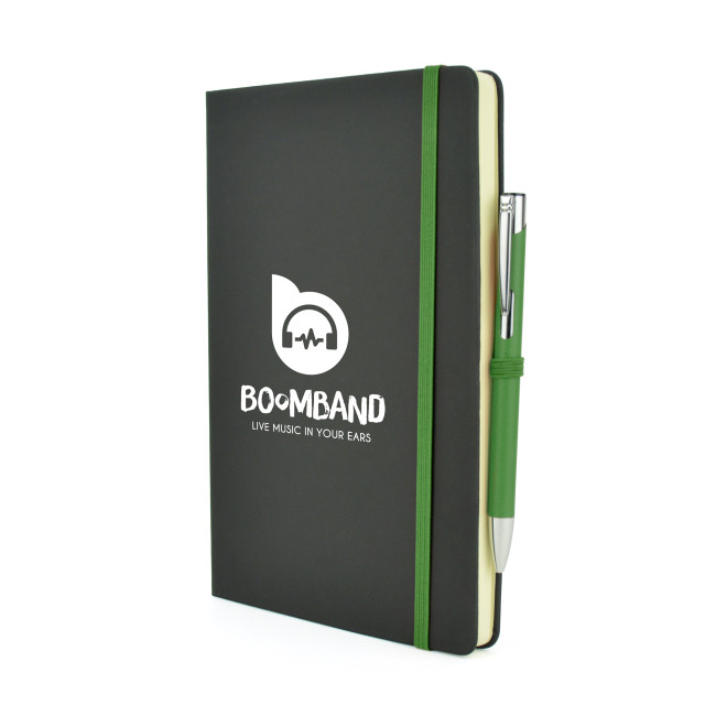 Promotional A5 Mole Mate Black Notebook - Image 8