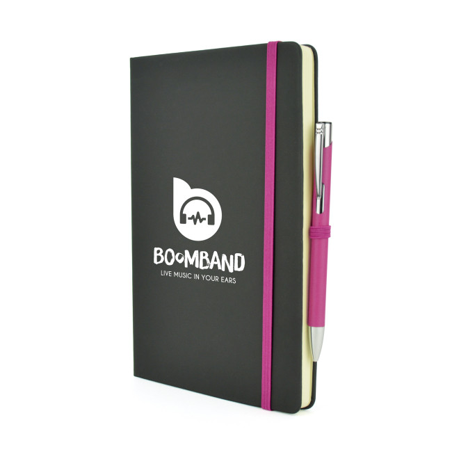 Promotional A5 Mole Mate Black Notebook - Image 6