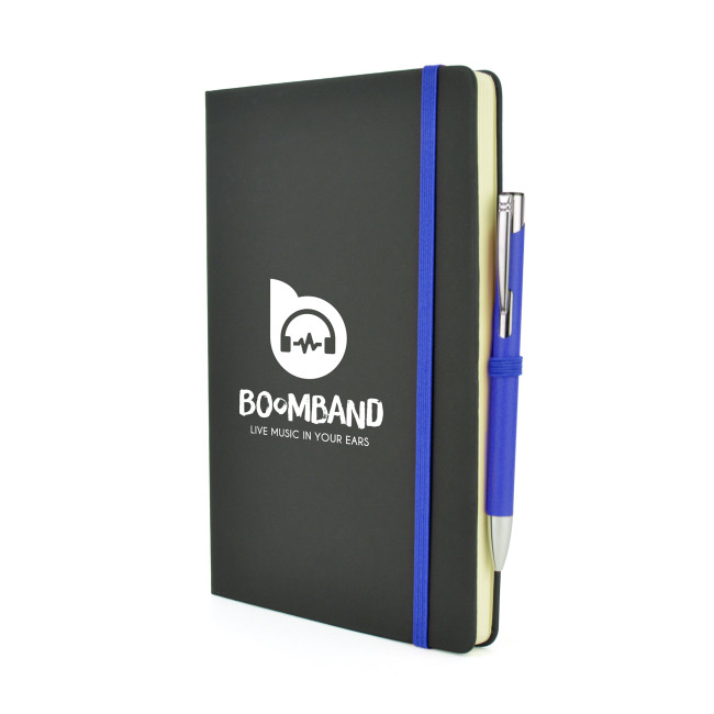 Promotional A5 Mole Mate Black Notebook - Image 4