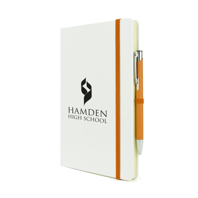 Promotional A5 Mole Mate White Notebook - Image 11