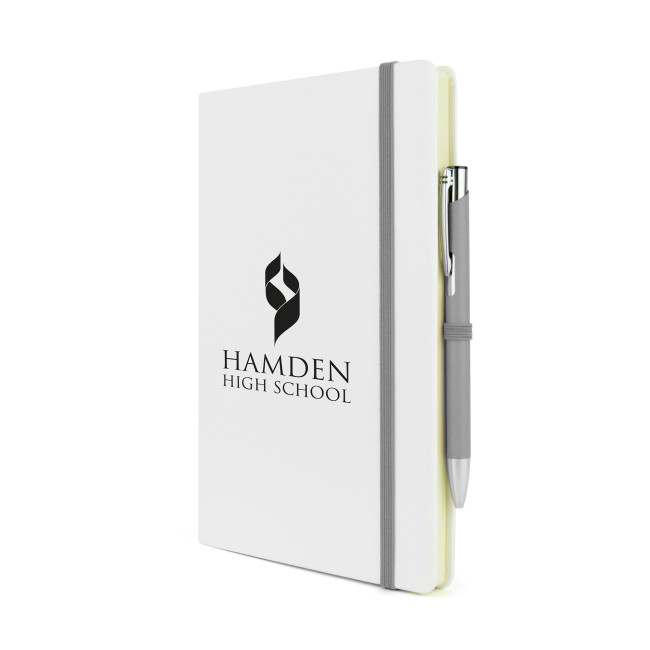 Promotional A5 Mole Mate White Notebook - Image 7