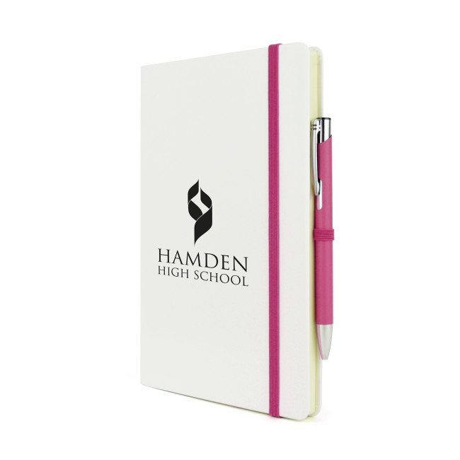 Promotional A5 Mole Mate White Notebook - Image 6