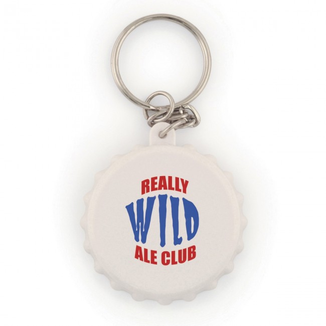 Promotional Bottle Lid Opener Keyring - Image 1