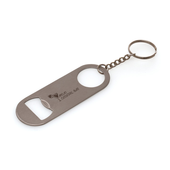 Promotional Stainless Steel Bimpson Bottle Opener Keyring