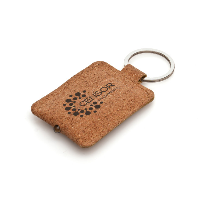 Promotional Cork Keyring with Torch