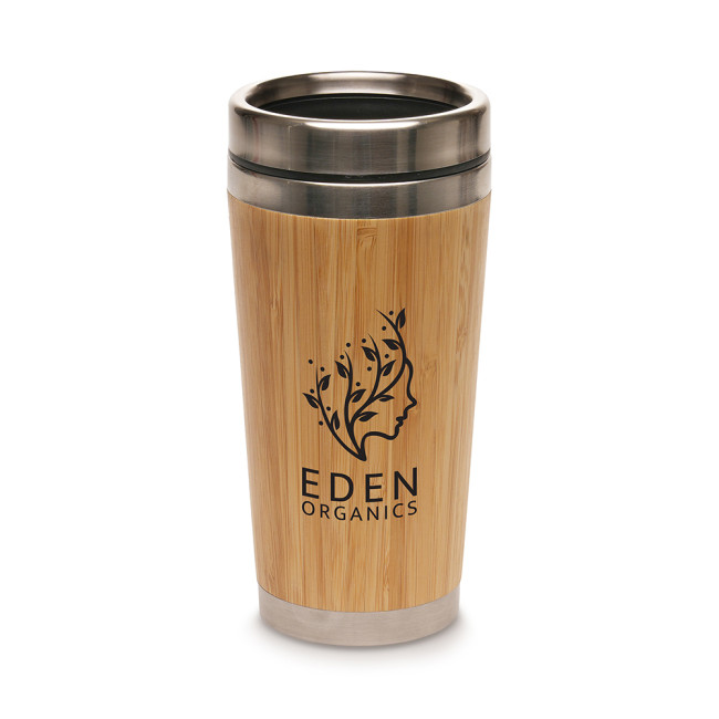 Promotional Bamboo Double Walled Tumbler 450ml