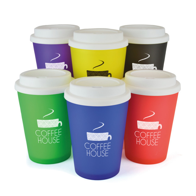 Promotional Haddon Colour Take Out Mug 350ml - Image 1