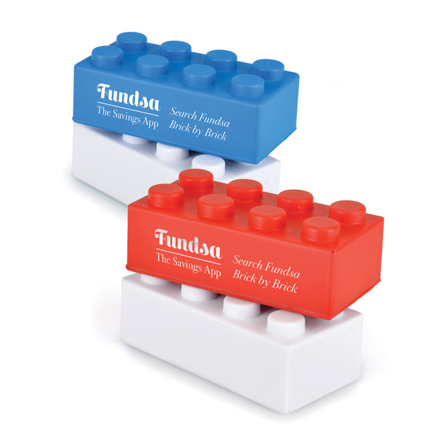 Promotional Building Bricks Stress Toy - Image 2