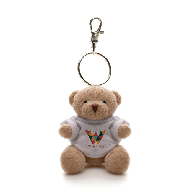 Promotional Plush Teddy Keyring 8cm