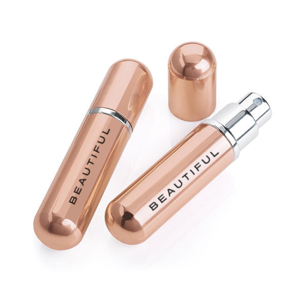 Promotional Rose Gold Coloured Perfume Atomiser