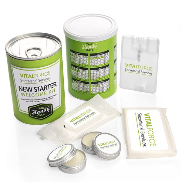 Promotional NEW Starter Welcome Handy Can Kit