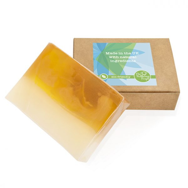 Promotional Hand Made Aromatherapy Soap in a Brown Box 100g