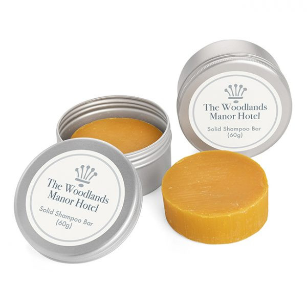 Promotional Solid Shampoo Bar in a Tin 60g