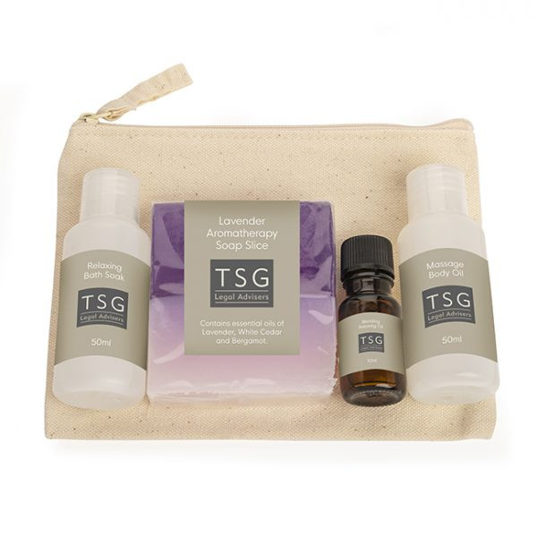 Promotional Natural Wellbeing Set in a Cotton Bag