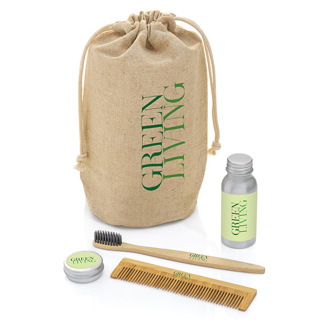 Promotional Gift Set in a Hemp Bag