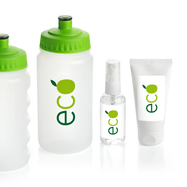 Promotional 3 Piece Plastic Travel Water Bottle Set