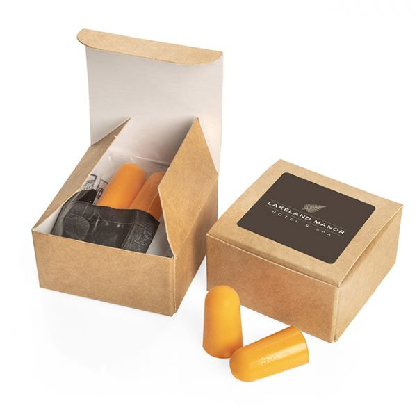 Promotional Pair of Ear Plugs in a Box