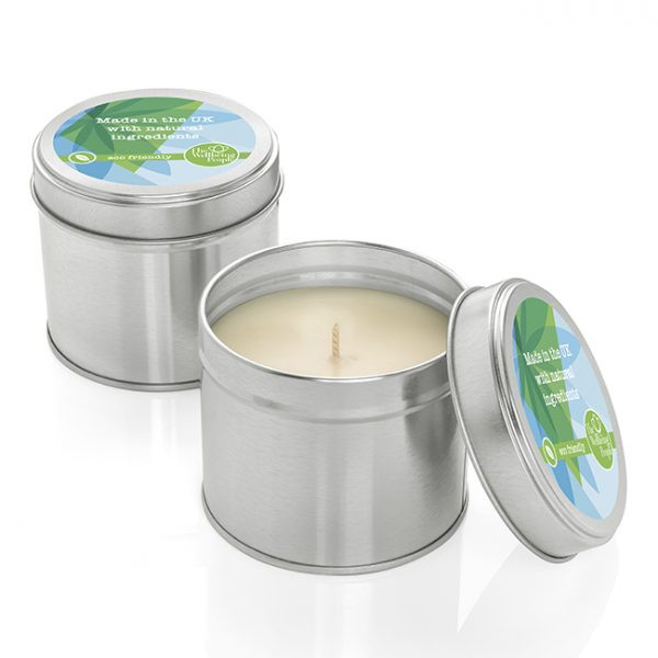 Promotional Natural Wax Candle in a Tin 135g