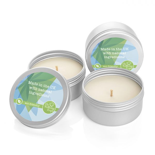 Promotional Natural Wax Candle in a Tin 100g