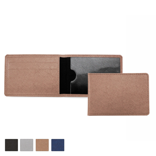 Promotional Saffiano PU Season Ticket or ID Card Case