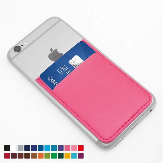 Promotional Card Case for a Smart Phone In Belluno Vegan PU