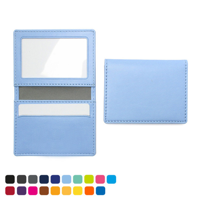 Promotional Deluxe Oyster Travel Card Case In Soft Touch Vegan Torino PU