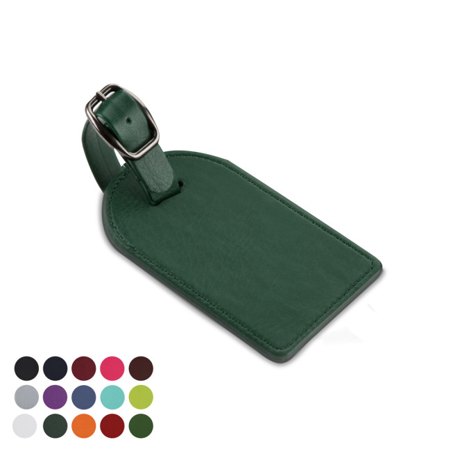 Promotional Large Bag Tag In Belluno Vegan PU - Image 2