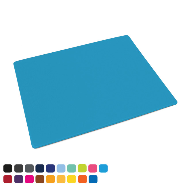 Promotional Desk Pad or Place Mat In Soft Touch Vegan Torino PU