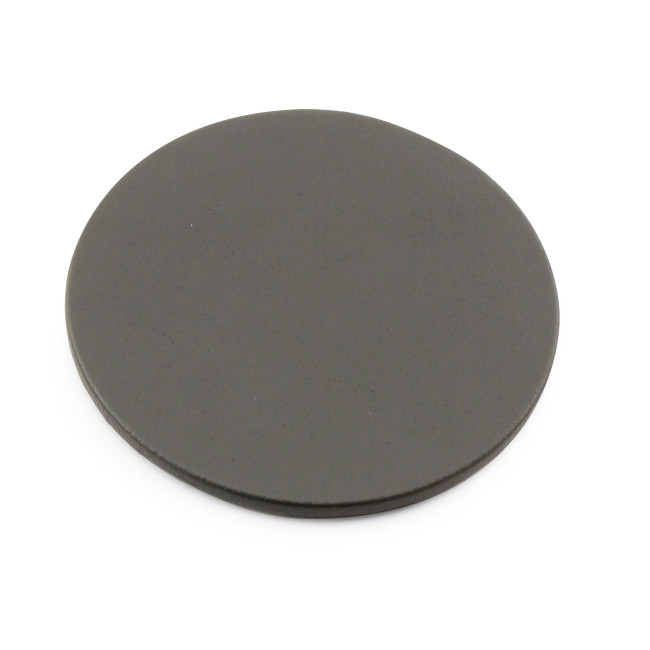 Promotional Recycled ELeather Round Stitched Coaster - Image 2