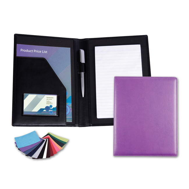 Promotional A5 Conference Folder In Belluno Vegan PU