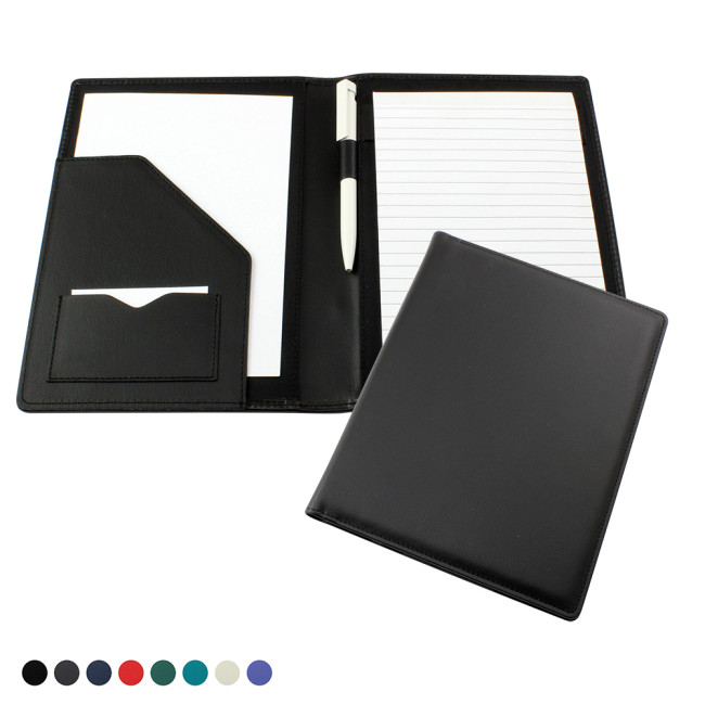 Promotional Deluxe A5 Conference Folder Recycled Environmentally Friendly Eleather - Image 2