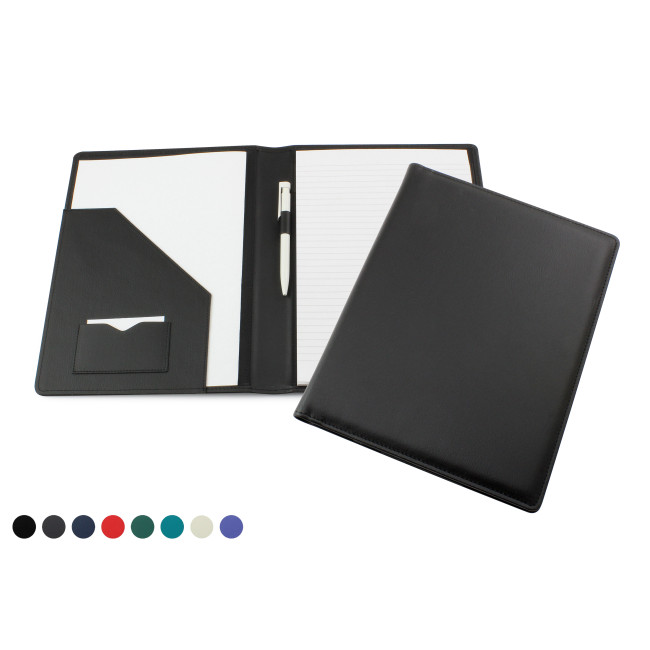 Promotional Deluxe A4 Conference Folder Recycled Environmentally Friendly Eleather - Image 2