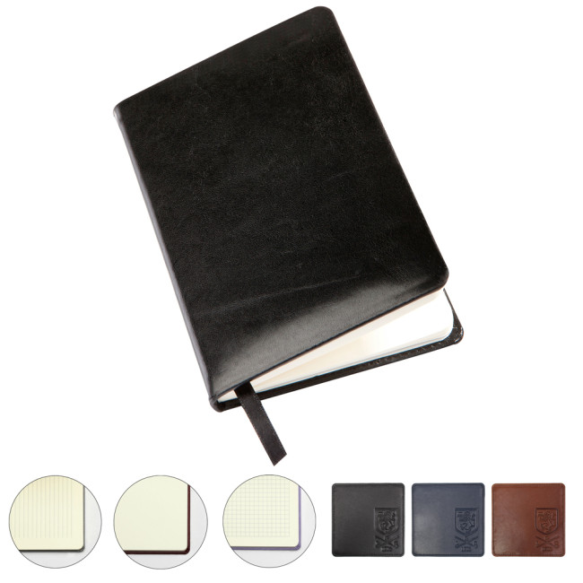 Promotional SandRingham Nappa Leather Colours Pocket Casebound Notebook - Image 2