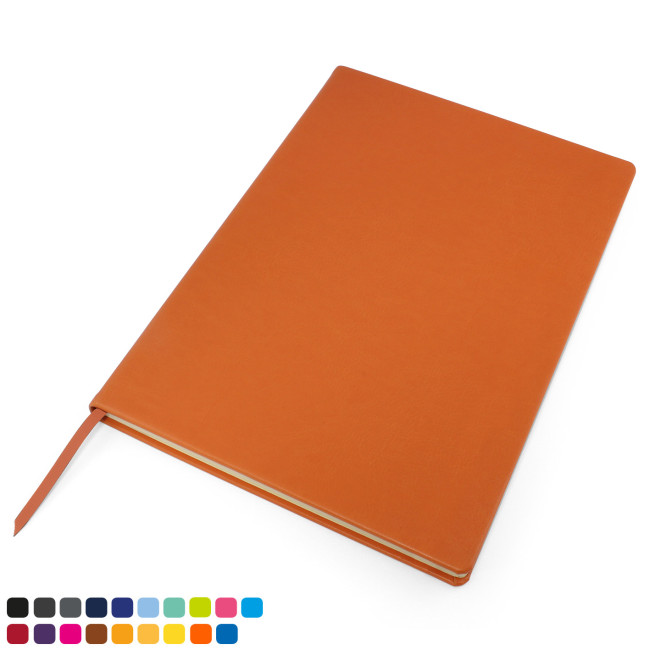 Promotional Torino A4 Casebound Notebook - Image 1