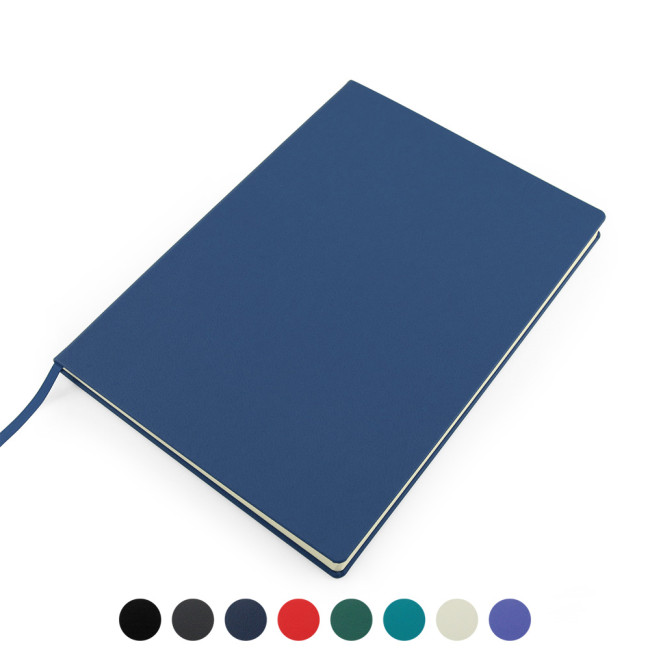 Promotional Recycled ELeather A4 Casebound Notebook - Image 2