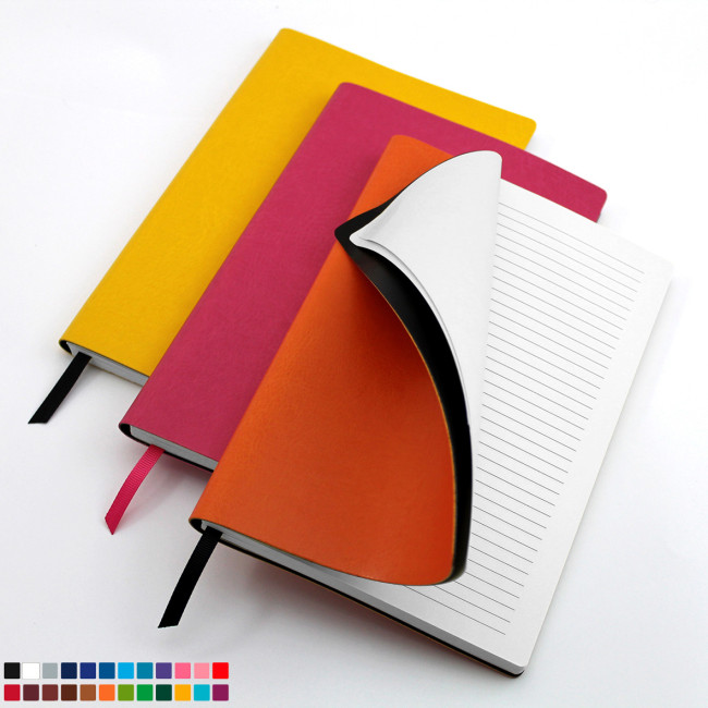 Promotional A5 Flexi Notebook In Belluno Vegan PU - Image 2