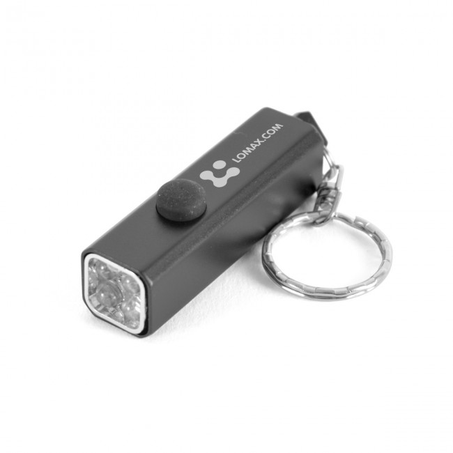 Promotional Cuboid Torch Keyring - Image 2