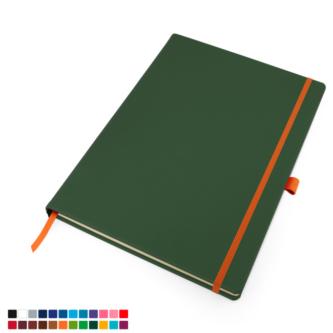 Promotional Deluxe Mix & Match A4 Recycled Como Casebound Notebook - Image 2