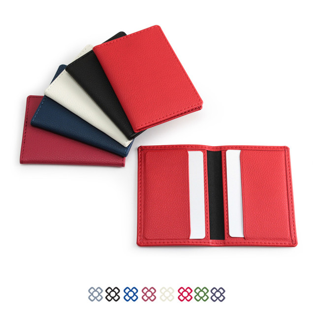 Promotional Credit Card Case In a choice of 5 Colours In Recycled Como