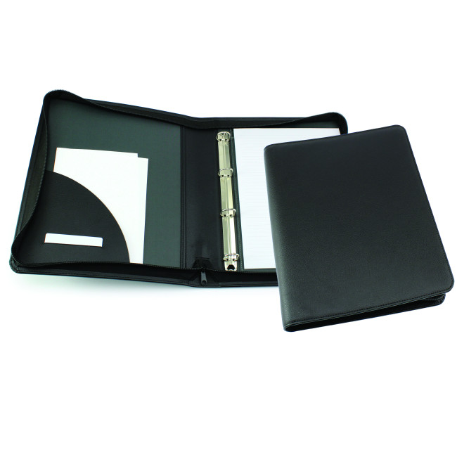 Promotional Como Recycled A4 Zipped Ring Binder